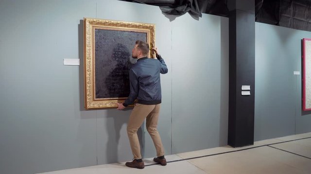 Taking the painting away from the exhibition