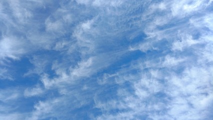 blue sky with clouds