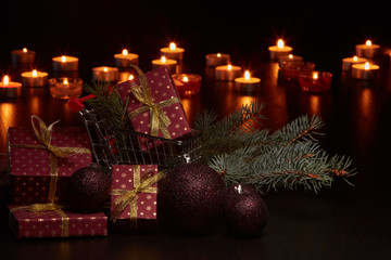 Christmas and New Year shopping.