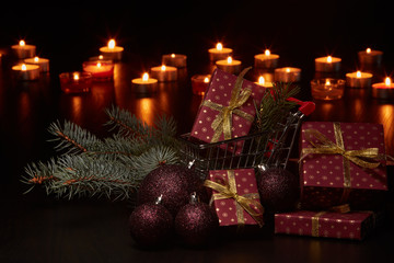 Christmas and New Year shopping.