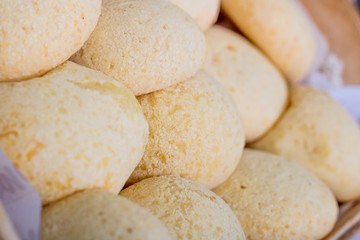 Colombian pandebonos made of cheese