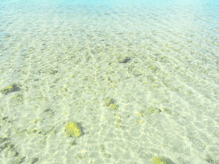 与論島の青くて美しい海