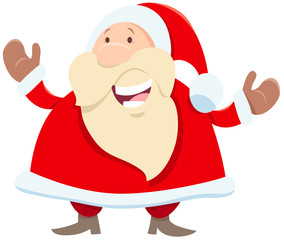 Santa Claus cartoon character on Christmas time