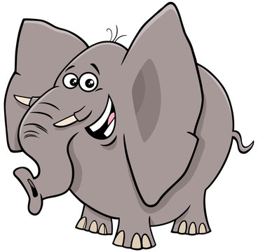 comic elephant cartoon animal character