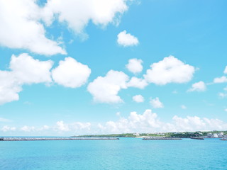 Fototapeta premium 与論島の青くて美しい海