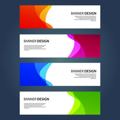 Vector Abstract design banner web template