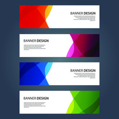 Vector Abstract design banner web template
