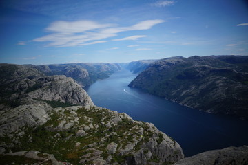 Naklejka premium Norwegen Lysefjord 