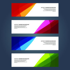 Vector Abstract design banner web template