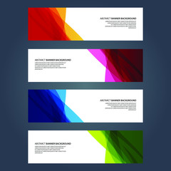 Vector Abstract design banner web template