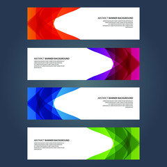 Vector Abstract design banner web template