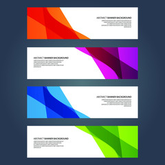 Vector Abstract design banner web template