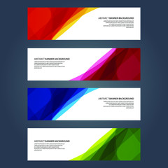 Fototapeta premium Vector Abstract design banner web template