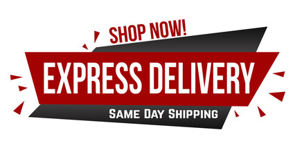 Express delivery banner design