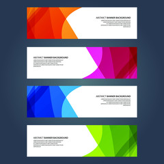 Vector Abstract design banner web template