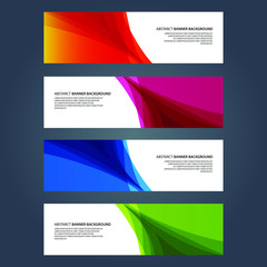Vector Abstract design banner web template
