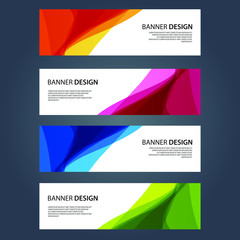 Vector Abstract design banner web template