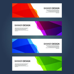 Fototapeta premium Vector Abstract design banner web template