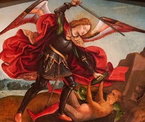 St Michael in Combat with the Devil