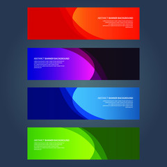 Vector Abstract design banner web template