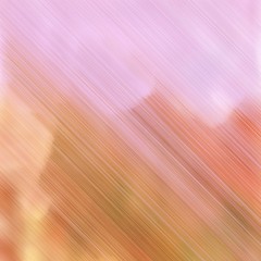 diagonal speed lines background or backdrop with baby pink, thistle and peru colors. good for design texture. square graphic