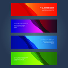 Vector Abstract design banner web template