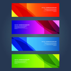 Vector Abstract design banner web template