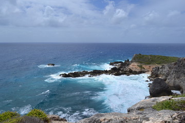 Fototapeta premium falaises guadeloupe