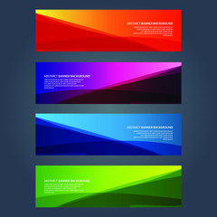 Vector Abstract design banner web template