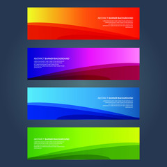 Fototapeta premium Vector Abstract design banner web template