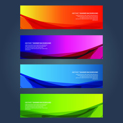 Fototapeta premium Vector Abstract design banner web template