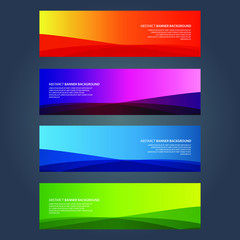 Fototapeta premium Vector Abstract design banner web template