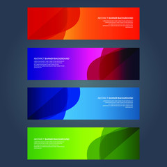 Vector Abstract design banner web template