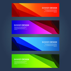 Vector Abstract design banner web template