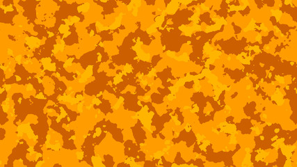 Camouflage pattern background. Orange & yellow colors