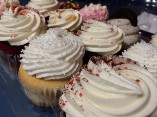 fancy cupcakes close up