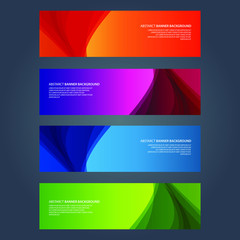 Vector Abstract design banner web template