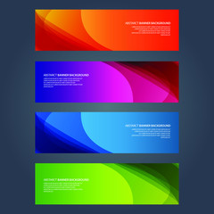 Vector Abstract design banner web template