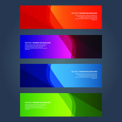 Fototapeta premium Vector Abstract design banner web template