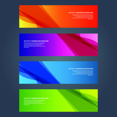 Fototapeta premium Vector Abstract design banner web template