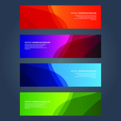 Fototapeta premium Vector Abstract design banner web template