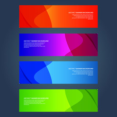 Vector Abstract design banner web template