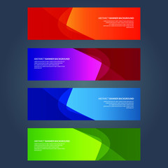 Vector Abstract design banner web template