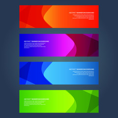 Vector Abstract design banner web template
