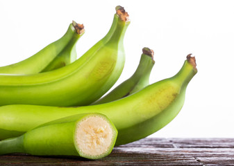 Musa x paradisiaca - Organic green banana © Luis Echeverri Urrea