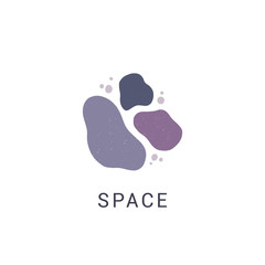 Space flat vector illustration