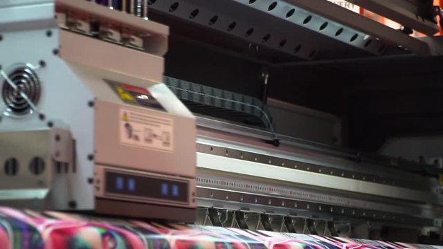 Large format high speed industrial printer for printing promotional products