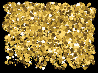 Bright festive round confetti.