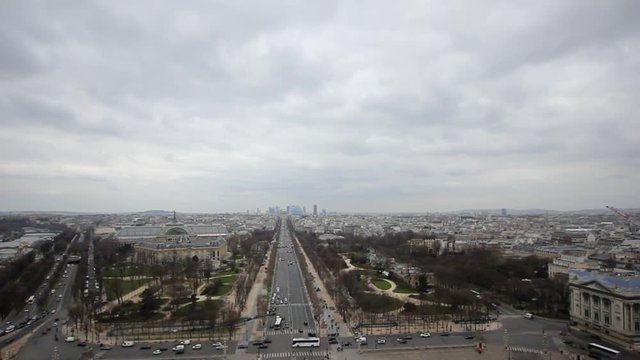  Panoramic view of Paris,Shot taken 16/03/2016