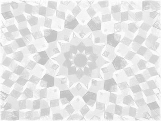 Abstract kaleidoscope pattern background. Beautiful Black and white kaleidoscope texture. Unique kaleidoscope design. Picture for creative wallpaper or design art work.
